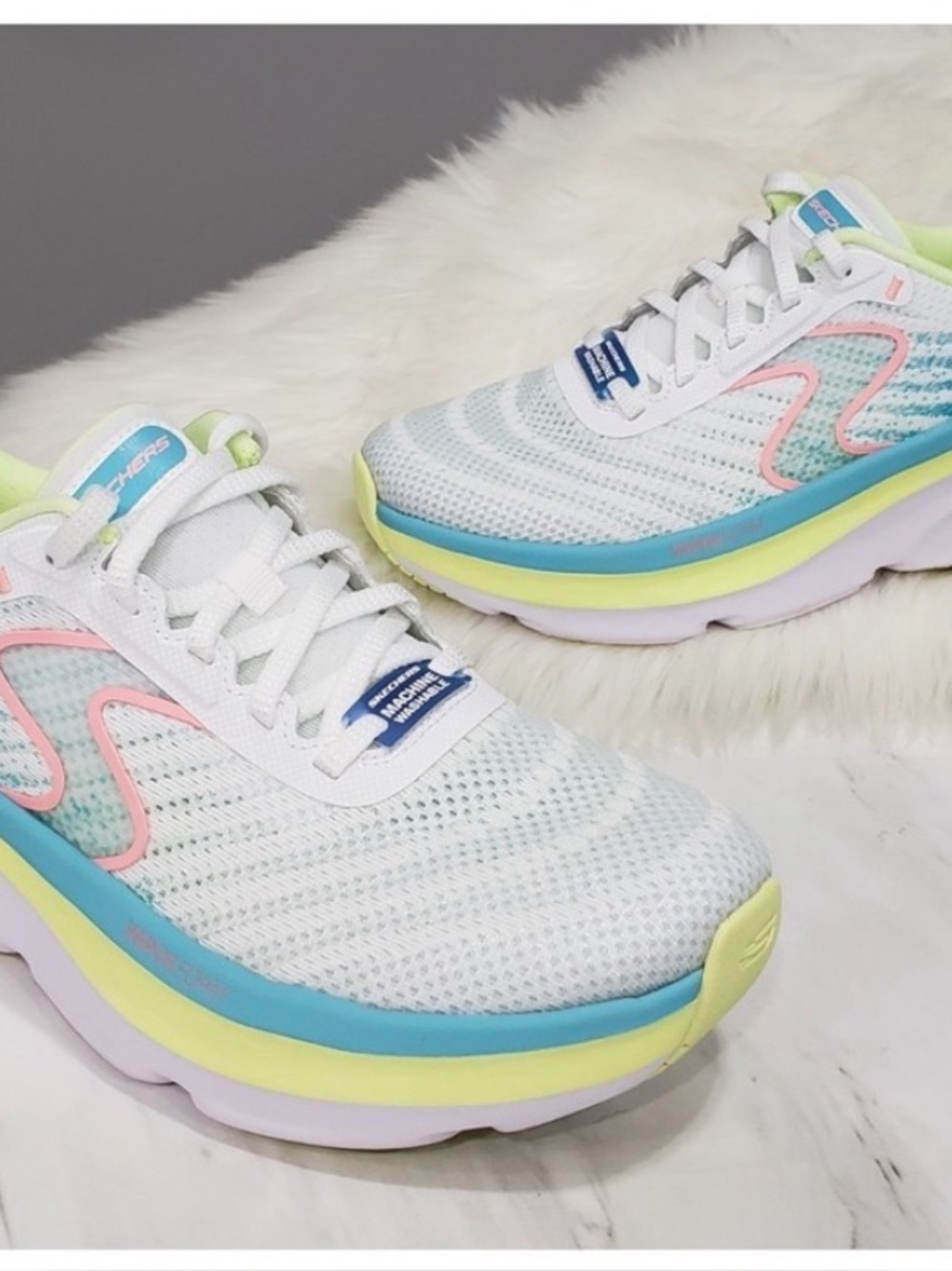 NEW NO BOX SIZE 8 Skechers D'Lux Vapor Cool Breeze Athletic Shoe 150583 Mint